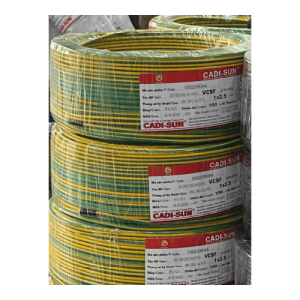Dây tiếp địa Cadisun VCSF 1x2.5 - dây đơn mềm 3 day cap dien Cadisun VCSF 1x2.5 anh 1