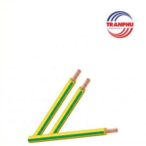 Dây tiếp địa Trần Phú Cu/PVC 1x