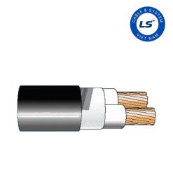 Cáp chống cháy LS Vina theo IEC 60332-1 – 0.6/1(1.2)kV ruột đồng 2 lõi cách điện XLPE không có giáp