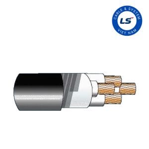 Cáp chống cháy LS Vina theo IEC 60332-1 – 0.6/1(1.2)kV ruột đồng 4 lõi cách điện XLPE không có giáp