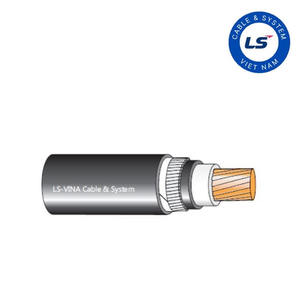 Cáp điện hạ thế LS Vina cách điện XLPE 0.6/1(1.2)kV 1 Cáp điện hạ thế LS Vina 1 lõi cách điện XLPE 0.6/1(1.2)kV