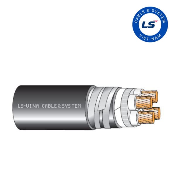 Cáp điện hạ thế LS Vina cách điện XLPE 0.6/1(1.2)kV 4 Cáp điện hạ thế LS Vina 4 lõi cách điện XLPE 0.6/1(1.2)kV