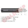 Cáp nhôm Goldcup 4 lõi với lõi trung tính nhỏ hơn không có giáp bảo vệ 0.6/1kV - Al/XLPE/PVC