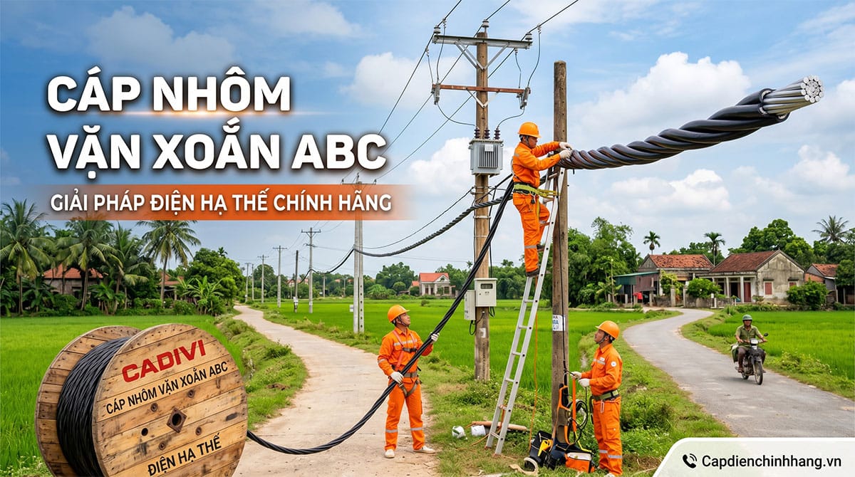 Cáp nhôm vặn xoắn ABC: Lựa chọn số 1 cho điện hạ thế nông thôn 1 Cáp nhôm vặn xoắn ABC: Lựa chọn số 1 cho điện hạ thế nông thôn