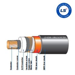 Cáp trung thế LS Vina cách điện XLPE vỏ bọc nhựa PVC/HDPE