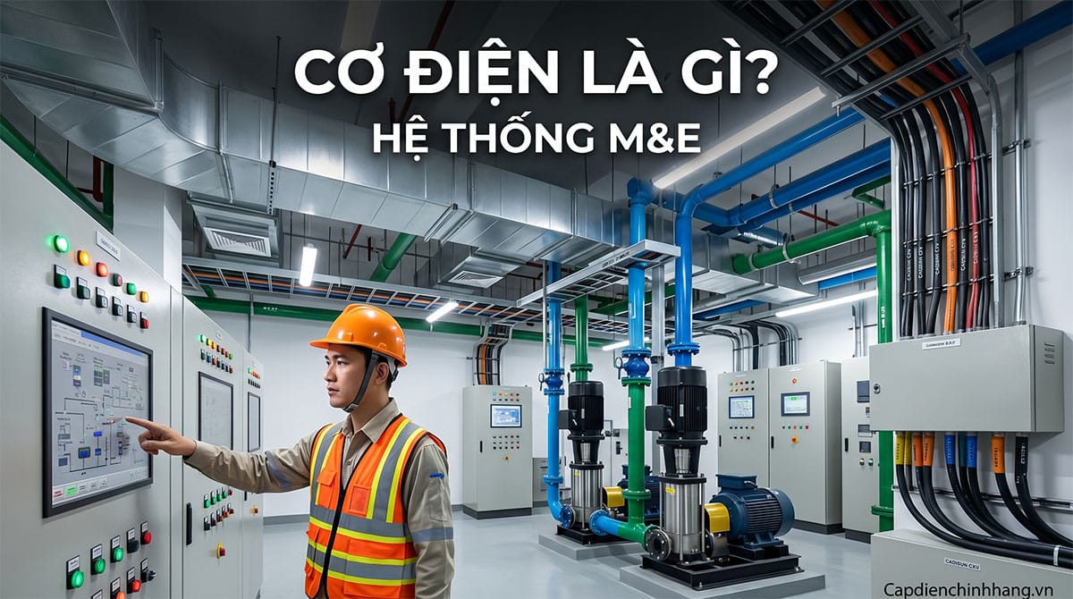 Cơ điện là gì? Tìm hiểu vai trò hệ thống M&E trong công trình