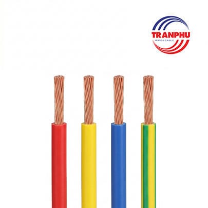 Dây đơn Trần Phú ruột đồng cách điện PVC - VCm 1 Dây đơn Trần Phú ruột đồng cách điện PVC - VCm