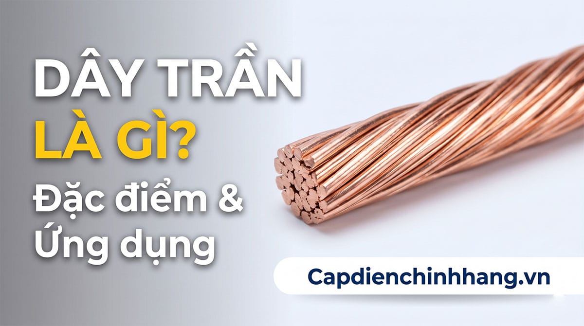 Dây trần là gì? Đặc điểm và ứng dụng trong hệ thống điện