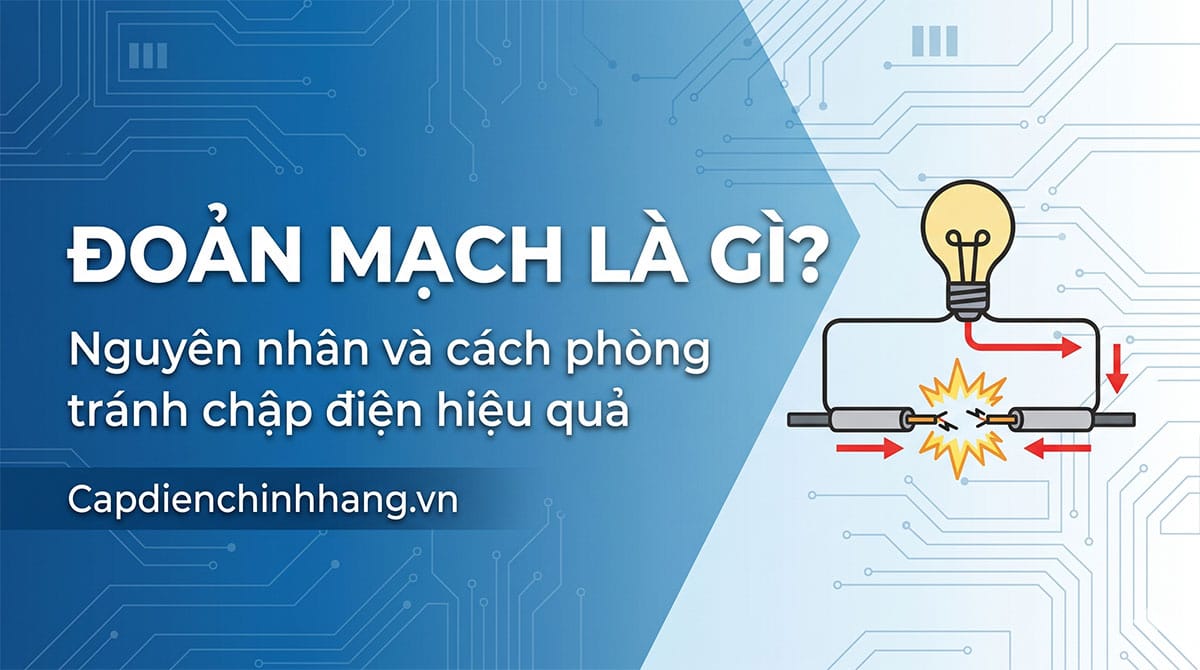 Đoản mạch là gì? Nguyên nhân và cách phòng tránh chập điện hiệu quả