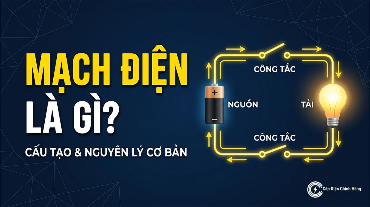Mạch điện là gì? Cấu tạo và các loại mạch điện phổ biến nhất