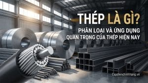 Thép là gì? Phân loại và ứng dụng quan trọng của thép hiện nay