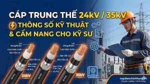 Thông số kỹ thuật cáp trung thế 24kV/35kV: Cẩm nang cho kỹ sư