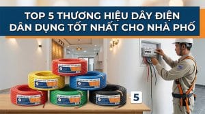 Top 5 thương hiệu dây điện dân dụng tốt nhất cho nhà phố