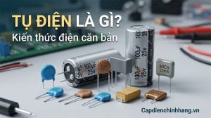 Tụ điện là gì? Cấu tạo, nguyên lý và ứng dụng từ A đến Z