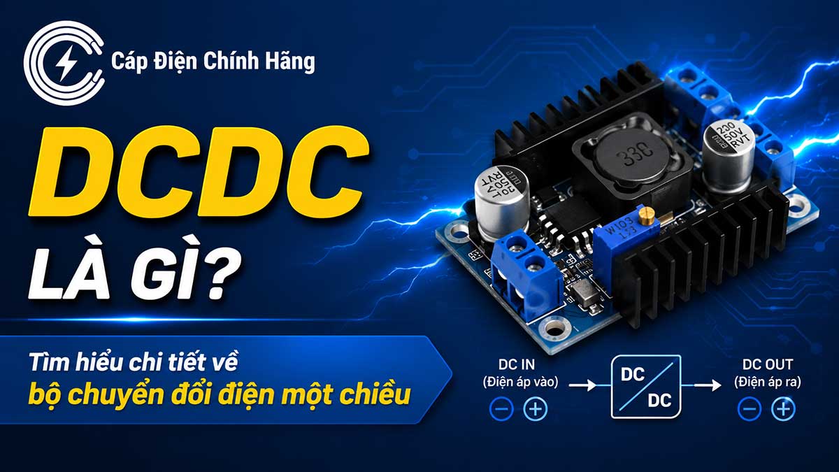 DCDC là gì? Tìm hiểu chi tiết về bộ chuyển đổi điện một chiều 1 DCDC là gì? Tìm hiểu chi tiết về bộ chuyển đổi điện một chiều