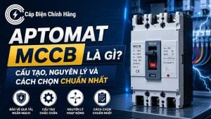 Aptomat MCCB là gì? Cấu tạo, nguyên lý và cách chọn chuẩn nhất