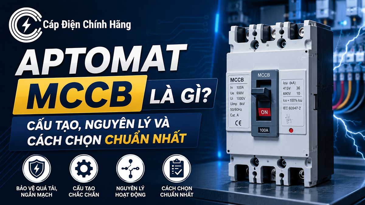 Aptomat MCCB là gì? Cấu tạo, nguyên lý và cách chọn chuẩn nhất