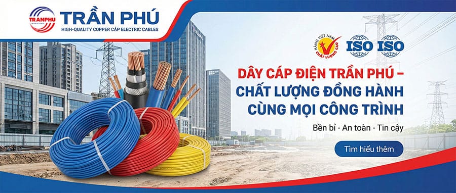 Banner trang chủ thương hiệu Trần Phú mobile