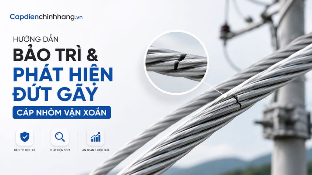 Hướng Dẫn Bảo Trì & Phát Hiện Đứt Gãy Cáp Nhôm Vặn Xoắn