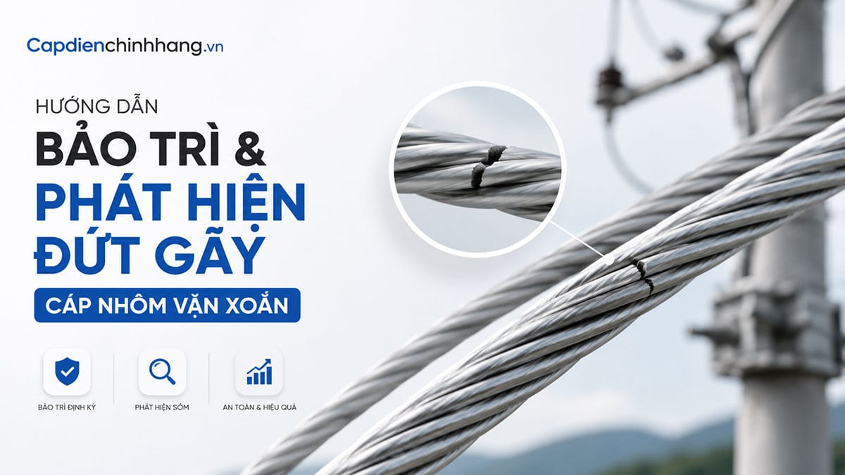 Hướng Dẫn Bảo Trì & Phát Hiện Đứt Gãy Cáp Nhôm Vặn Xoắn
