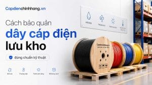 Cách bảo quản dây cáp điện lưu kho đúng chuẩn kỹ thuật