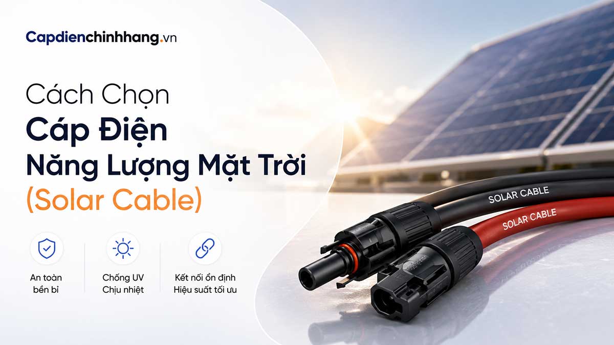 Cách Chọn Cáp Điện Năng Lượng Mặt Trời (Solar Cable)