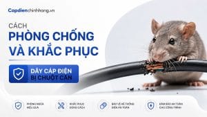 Cách Phòng Chống Và Khắc Phục Dây Cáp Điện Bị Chuột Cắn