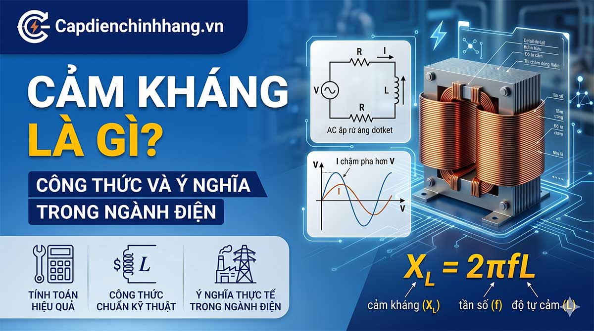 Cảm kháng là gì? Công thức tính và ý nghĩa trong ngành điện