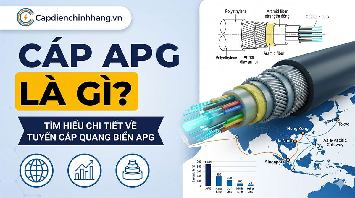 Cáp APG là gì? Tìm hiểu chi tiết về tuyến cáp quang biển APG