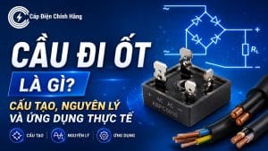 Cầu đi ốt là gì? Cấu tạo, nguyên lý và ứng dụng thực tế