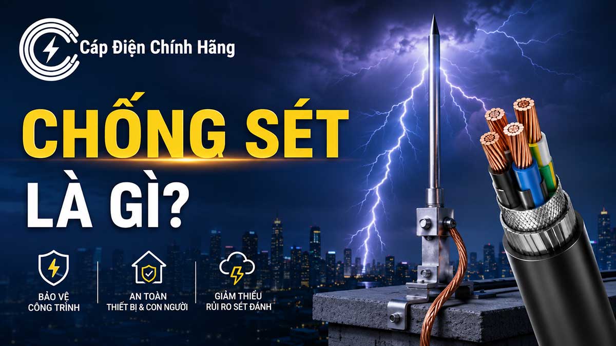 Chống sét là gì? Cấu tạo và giải pháp chống sét an toàn nhất 2026