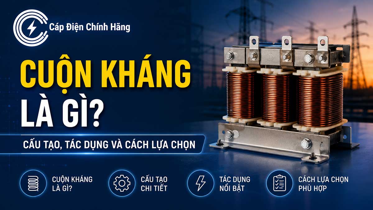 Cuộn kháng là gì? Cấu tạo, tác dụng và cách lựa chọn chuẩn nhất