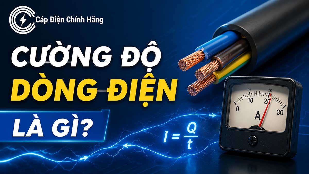 Cường độ dòng điện là gì? Đơn vị và cách tính chuẩn kỹ thuật