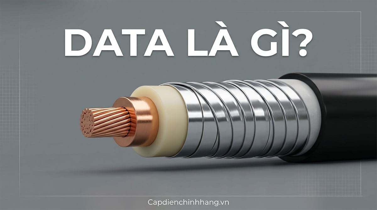 DATA là gì? Tìm hiểu cấu tạo cáp điện giáp băng nhôm