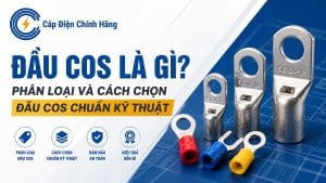 Đầu cos là gì? Phân loại và cách chọn đầu cos chuẩn kỹ thuật