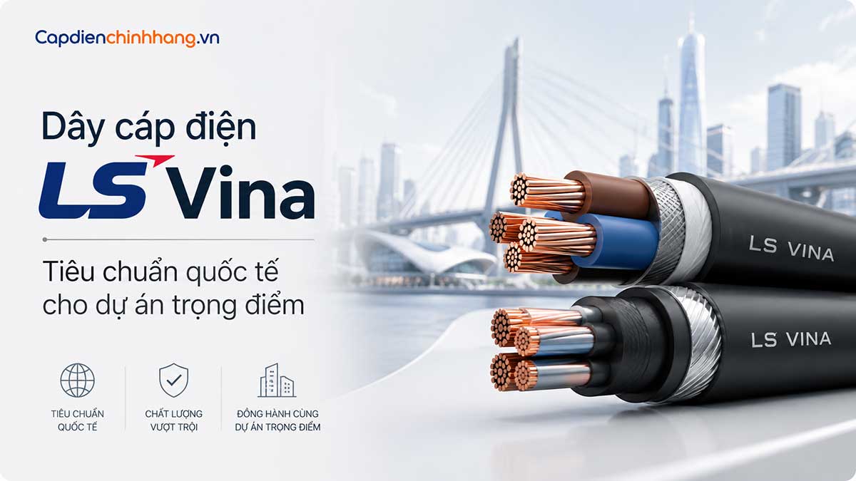 Dây cáp điện LS Vina: Tiêu chuẩn quốc tế cho dự án trọng điểm