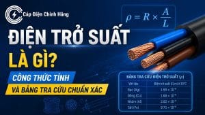 Điện trở suất là gì? Công thức tính và Bảng tra cứu chuẩn xác
