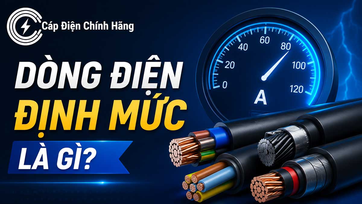 Dòng điện định mức là gì? Cách chọn dây cáp điện chuẩn nhất