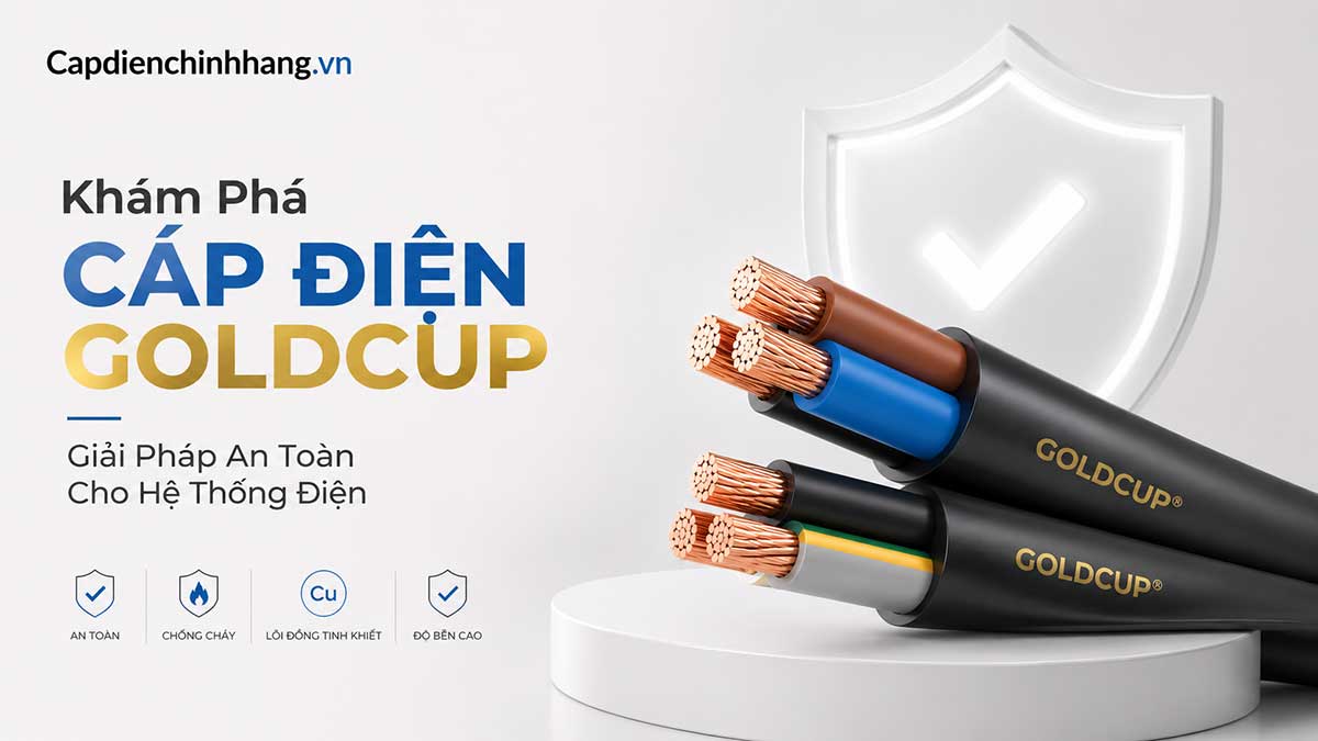 Khám Phá Cáp Điện Goldcup: Giải Pháp An Toàn Cho Hệ Thống Điện