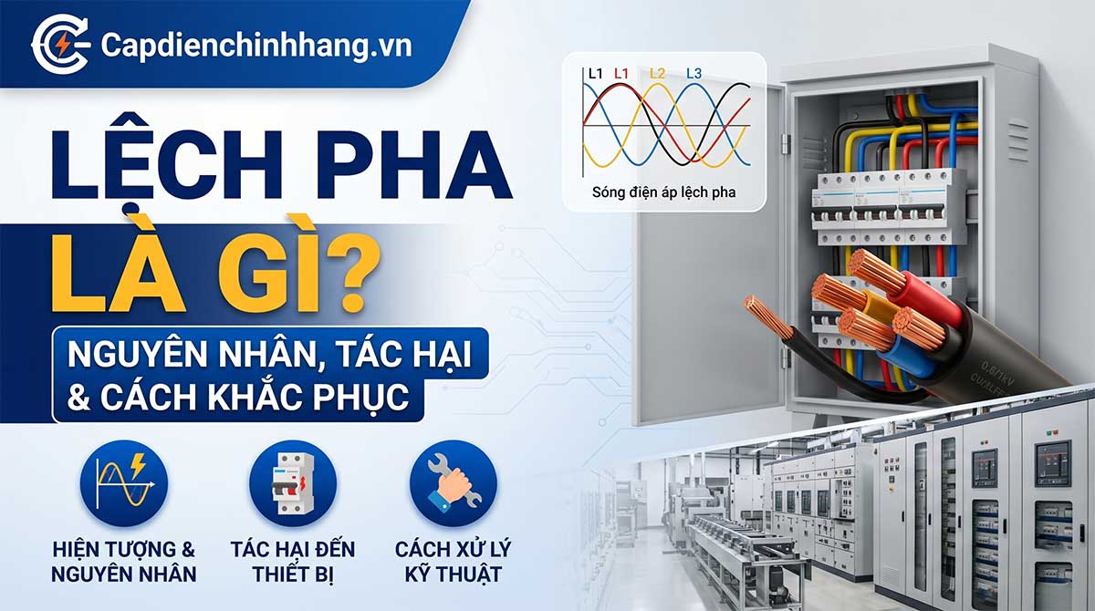 Lệch pha là gì? Nguyên nhân, tác hại và cách khắc phục chuẩn kỹ thuật