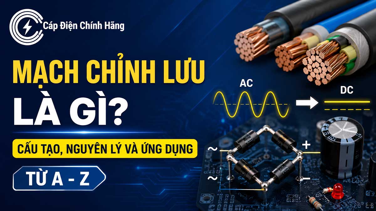 Mạch chỉnh lưu là gì? Cấu tạo, nguyên lý và ứng dụng từ A-Z
