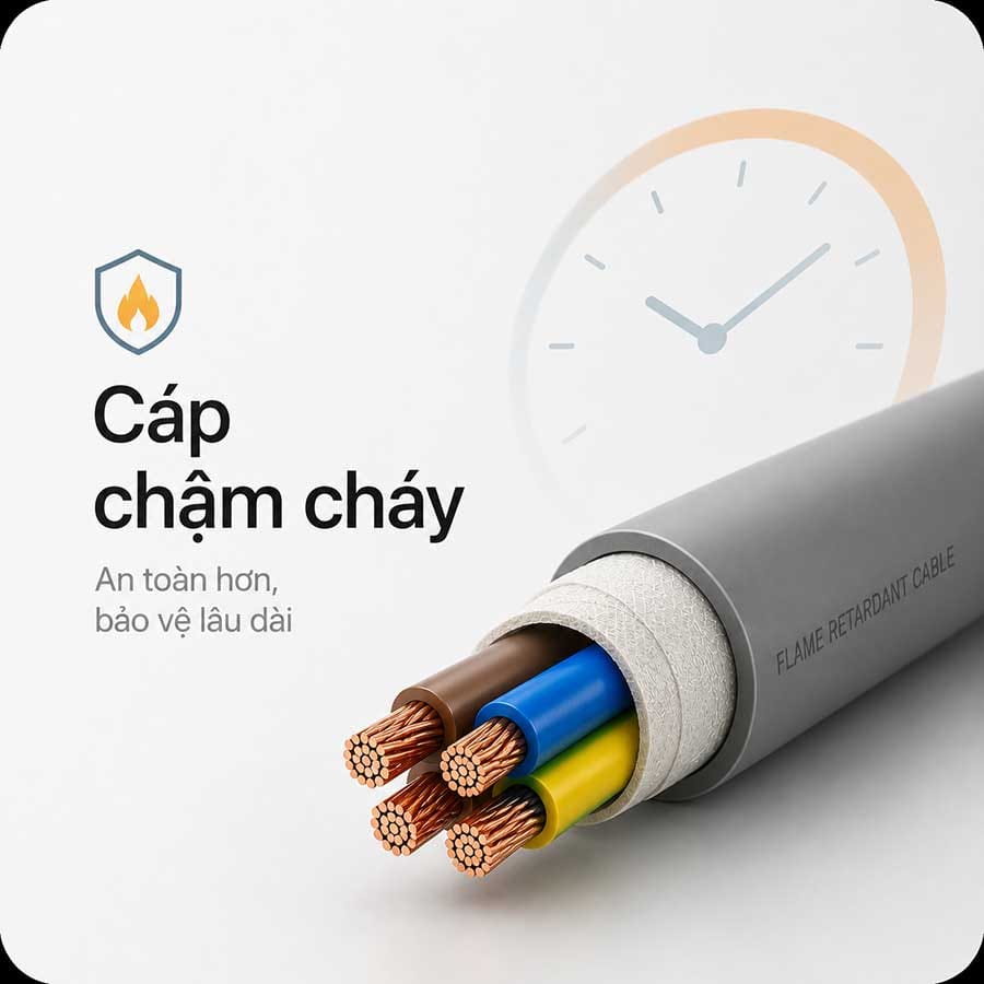 Cáp chậm cháy