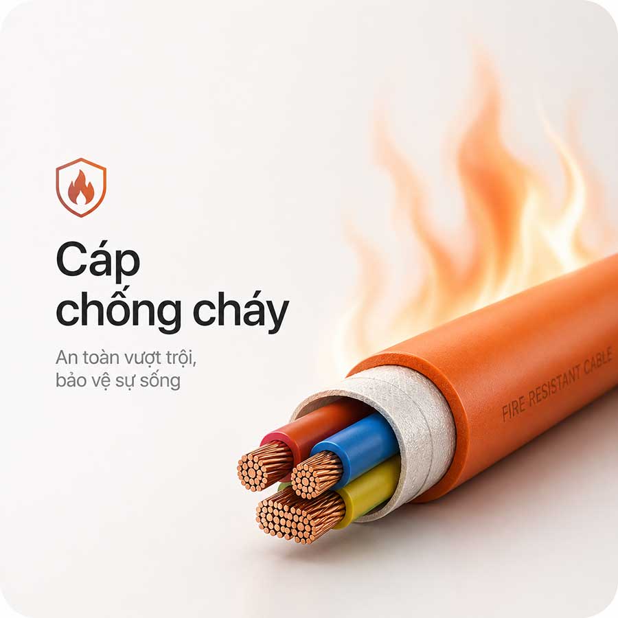 Cáp chống cháy