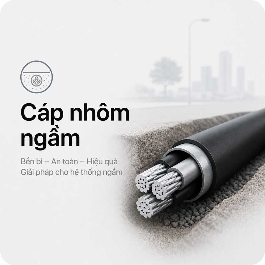 Cáp nhôm ngầm