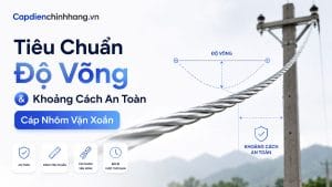 Tiêu Chuẩn Độ Võng & Khoảng Cách An Toàn Cáp Nhôm Vặn Xoắn