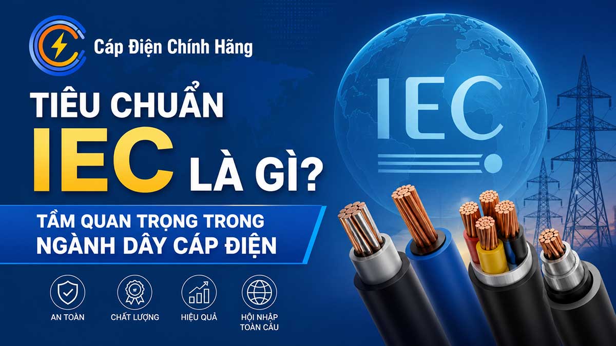 Tiêu chuẩn IEC là gì? Tầm quan trọng trong ngành dây cáp điện