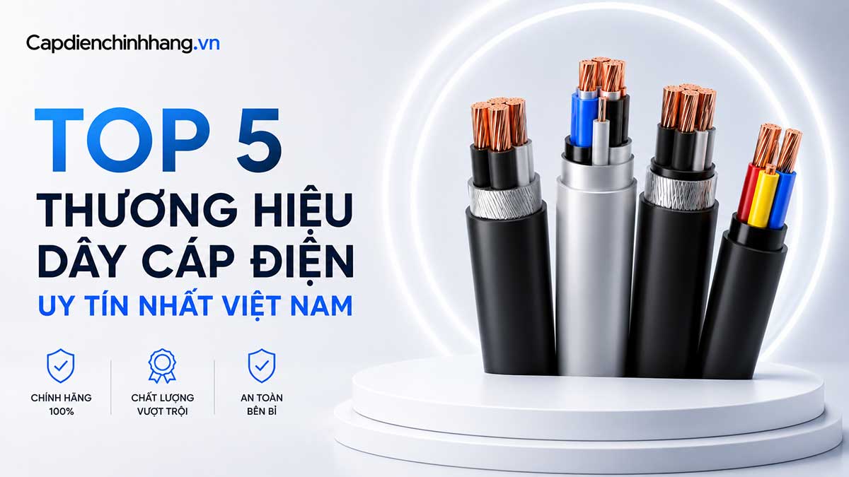 Top 5 Thương Hiệu Dây Cáp Điện Uy Tín Nhất Việt Nam