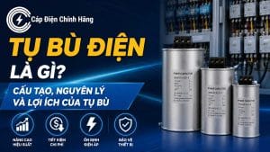 Tụ bù điện là gì? Cấu tạo, nguyên lý và lợi ích của tụ bù