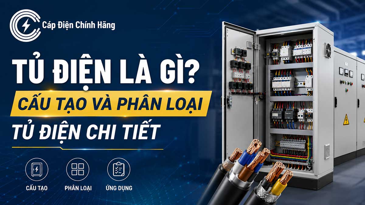 Tủ điện là gì? Cấu tạo và Phân loại tủ điện chi tiết nhất 2026