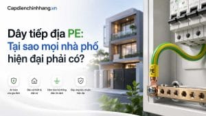 Dây tiếp địa PE: Tại sao mọi nhà phố hiện đại phải có?